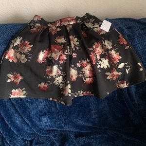 Charlotte Russe flower skirt